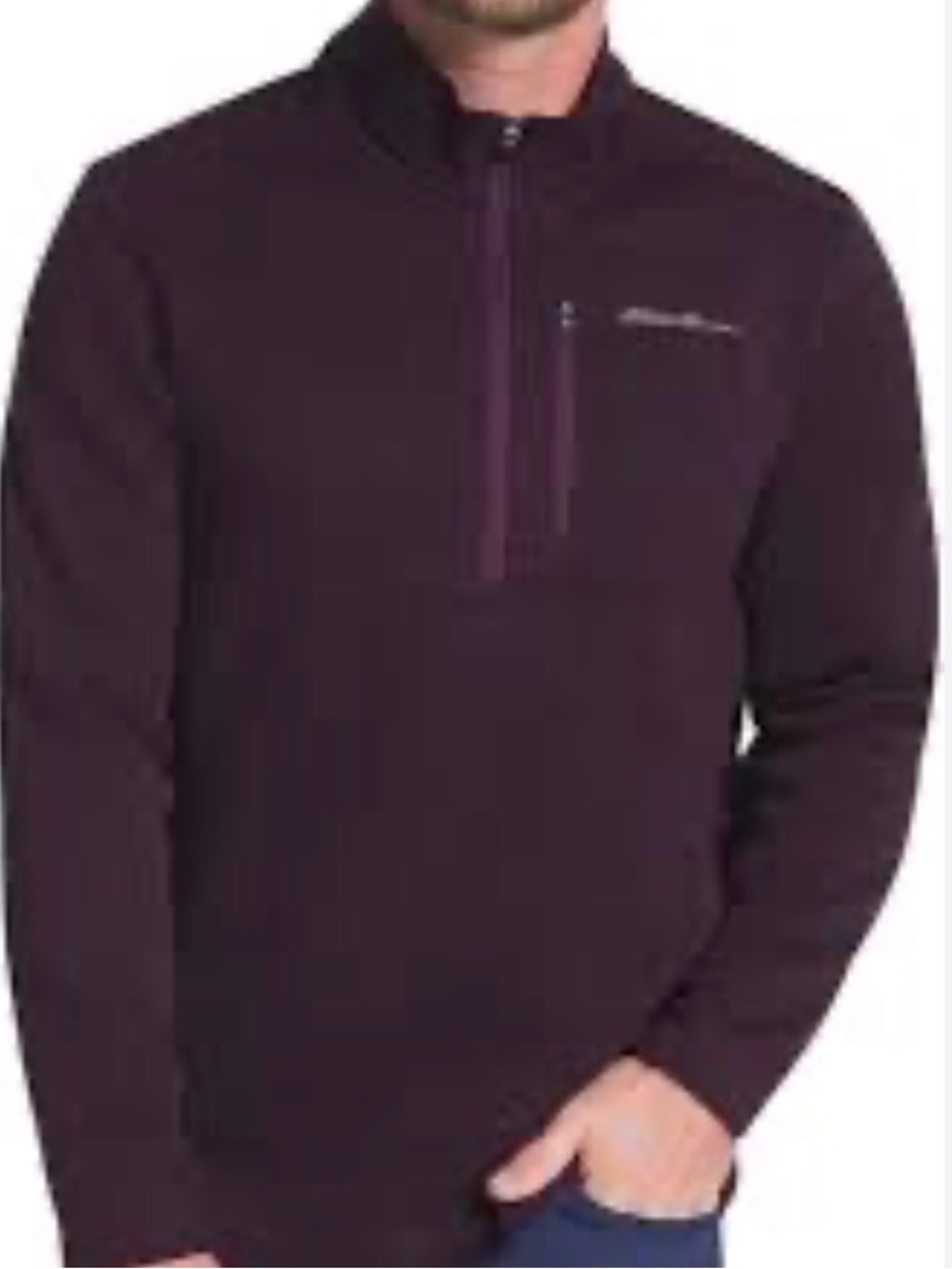 Eddie Bauer Quarter Zip Radiator Sweater